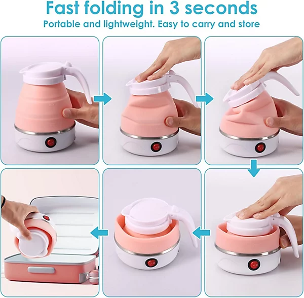 Demonstration of the folding kettle